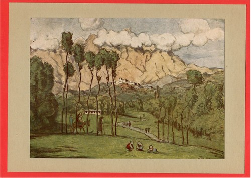 Landschaftsstudie hans thoma - landschaftsstudie,