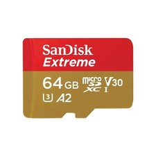 Sandisk microSD Speicherkarte 64GB 170MB/s A2 UHS3 V30 inklusive SD- Adapter