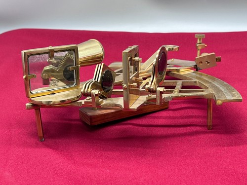 Sextant aus messing - aus, massiv