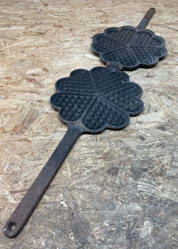 Altes waffeleisen gusseisen - altes,