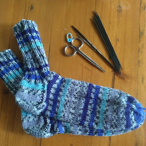 Stricksocken selbstgestrickt - stricksocken,