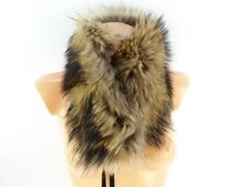 Echtfell Kragen Pelzkragen Echtpelz vermutlich Fuchs zum Binden 62 cm (WM)