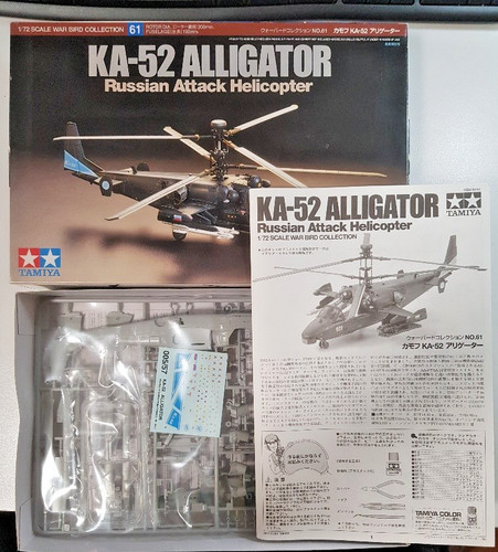 52 alligator tamiya - 1:72, ka-52
