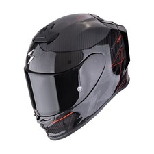 Scorpion EXO-R1 EVO Carbon Air Cynergy Helm (Schwarz/Rot/Carbon) Gr: L (59)