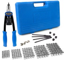 Nietmutternzange Gewinde Nieten Zange Set mit Stahl Nietmuttern M5 M6 M8 M10 M12