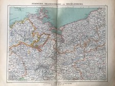 Landkarte Pommern