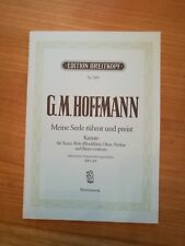 Noten. Hoffmann. Meine Seele rühmt und preist. Klavierauszug.