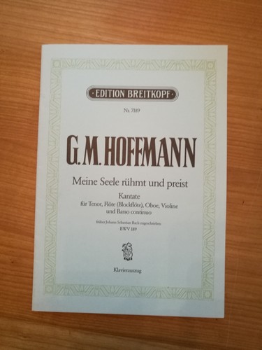 Noten hoffmann meine - noten., seele