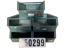 5 Stück Schäfer Lager-Fix 2 Metall Sichtlagerkiste Sichtlagerbox 50299