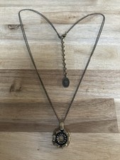 KONPLOTT Halskette 80cm lang braun neuwertig 