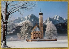 Ansichtskarte Schwangau/Ostallgäu, Wallfahrtskirche St. Koloman  (18-25BAY)