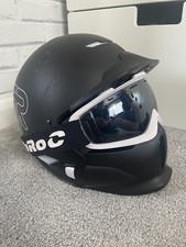 Ruroc RG1-DX Eclipse Integralhelm Ski Snowboard Helm XL/XXL schwarz Brille 