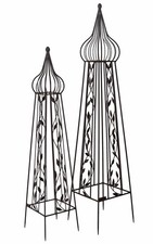 Rosen Obelisk 2er Set