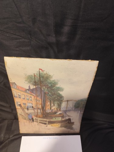 Vintage original aquarell - vintage,