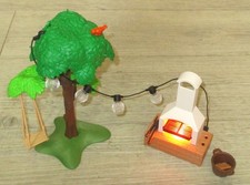 Playmobil City Life Zubehör 9272 Gartenparty  Grill ,Schaukel, Girlande m.LED