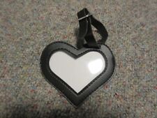 Kofferanhänger mit Reklame von Bonita / schwarz / Herzform