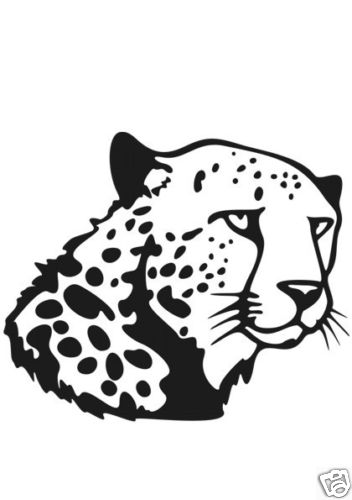 Leopard aufkleber sticker - ,