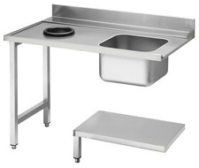 Zulauftisch Becken Rechts, Mit