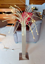 IKEA Stehlampe Stranne Edelstahl Feuerwerk Lichterbaum Medusa 36 LED-Lämpchen