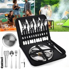 20er Camping Reisebesteck Set