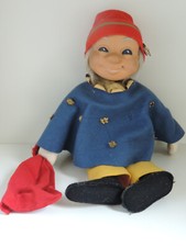 Steiff,Sandmännchen,Sandy,ohne Knopf,Fahne,Schild,29cm