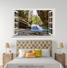 3D Dschungel Wasser 58 Offen