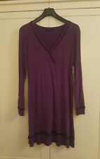 ? Bodique by Hunkemöller Kleid Gr. L 40/42 lila Spitze Rüsche Nachtkleid Sleppy