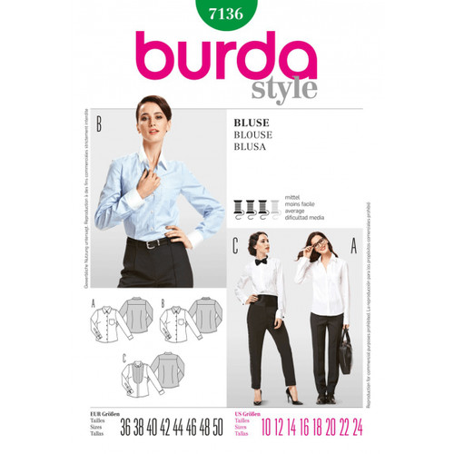 Burda style misses hemd - style,