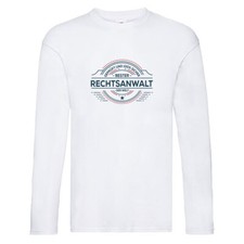Geprüft und sicher: Rechtsanwalt | Anwalt | Jurist Long Sleeve Weiß