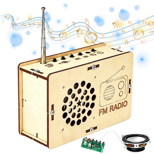 Holz ukw radio selbstbau kit - ukw,