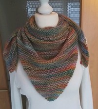 Tuch Dreieck Strick handmade