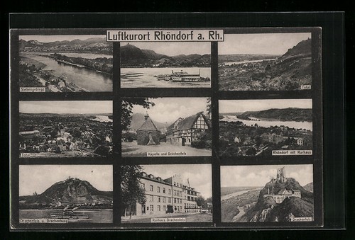Ansichtskarte rhöndorf - ansichtskarte,
