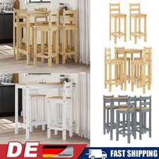 Bar Set Bistroset Bartisch Stehtisch Barhocker Barstuhl Massivholz Kiefer 9Farbe