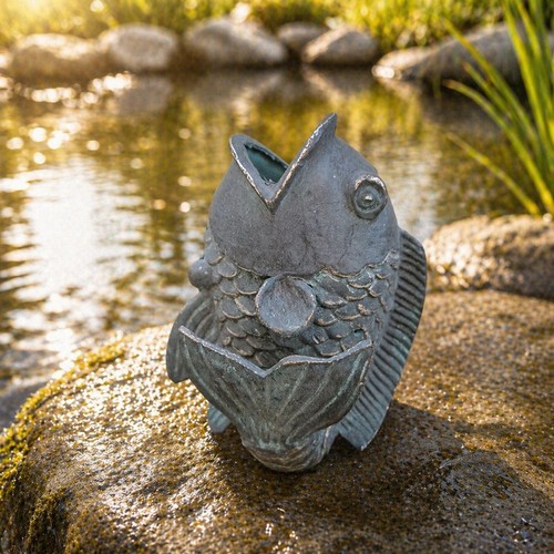 Teichdeko fisch gartendeko - teichdeko,