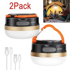 2x LED Campingleuchte Outdoor