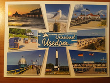 Postkarte 2629 gelaufen, Ostseeinsel Usedom, Sammlung, Ansichtskarte