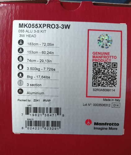 Manfrotto stativ 055 - manfrotto,