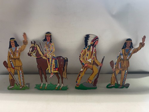 Ddr holzbild indianer winnetou - indianer,