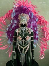 Luxury samba costume pink - luxury,