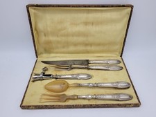 Antikes Silber Besteck Set