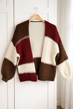 Flauschiger oversize cardigan - oversize,
