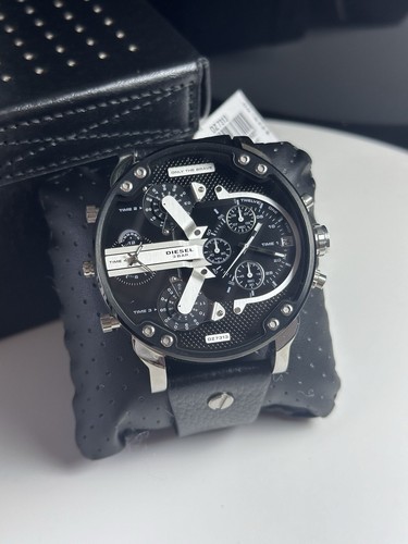 Diesel dz7313 black leather - diesel,