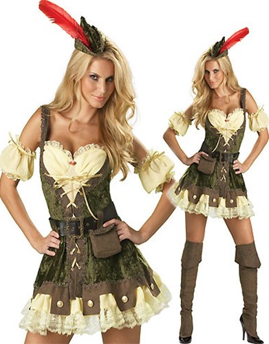 Damen kostüm robin hood - kostüm,