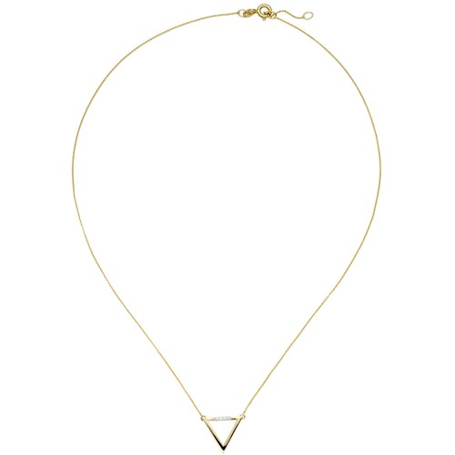 Collier halskette dreieck - collier, aus