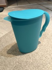 Tupperware Junge Welle Kanne mit Deckel türkis 2,1 Liter