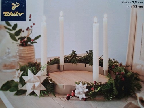 Tchibo adventskranz metall - adventskranz,