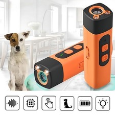Hundetraining Ultraschall Anti Bellen Gerät Hund Hundetrainer Taschenlampe DHL