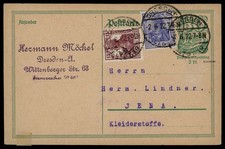 Deutsches Reich Postkarte aus