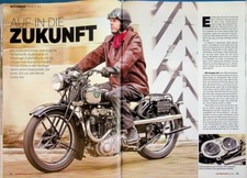 Oldtimer Markt 3952) Horex S 8 mit 30PS in einer seltenen Vorstellung auf 7 Seit