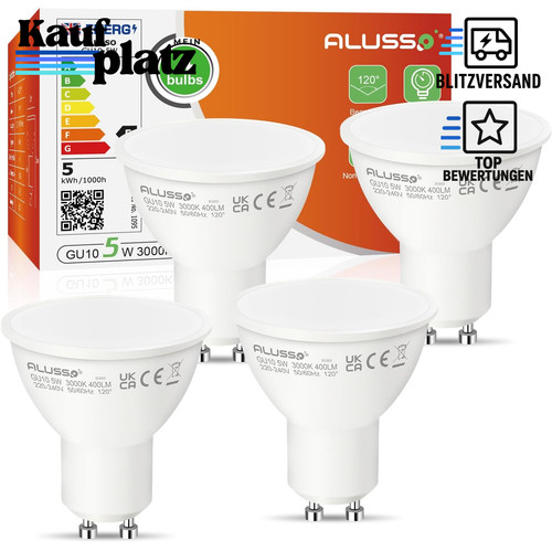 Led lampe gu10 warmweiß - 5w,